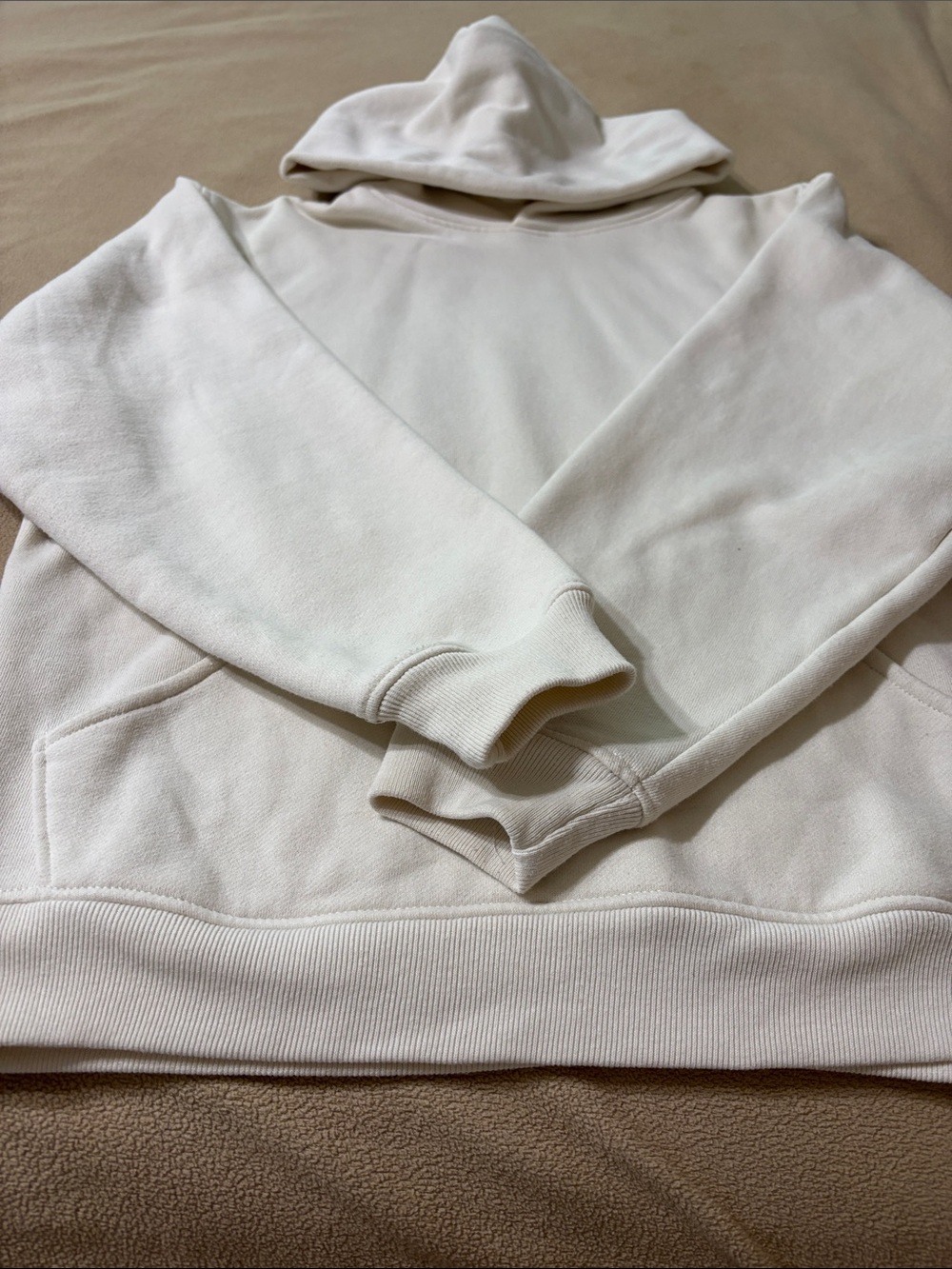PacSun Cream Pullover Hoodie